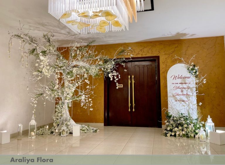 Sri Lanka Wedding Entrance Decorations - Araliya Flora Wedding ...